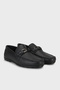23246 Men's Genuine Leather Printed Buckle Thin Sole Loafer Shoes - 5