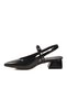 Black Women's Heeled Shoes 323102 Z Narrow Fit - 4