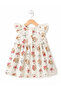 Baby Girl 100% Cotton Woven Patterned Dress - 2