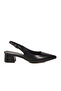 Black Lightweight Slingback Women's Heeled Shoes 323101 Z