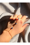 Steel Shahmeran with Evil Eye Beads - Gold