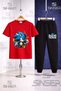 Children's Snic Yarim Ymrk Sikan 3Lu Kare in 3Lu T-Shirt and Sweatpants Set - 4