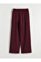 Plum Elastic Waist Soft Touch Women's Sweatpants - 3