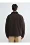 Brown Loose Fit Men's Jean Jacket - 3