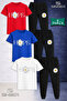 Children's Tayfa Teyp 4Lu 3Lu 3-Piece T-Shirt and Tracksuit Set in Square Box
