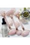 Rainbow Streak Heavyweight Rose Quartz Face Roller - 3
