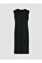 Black off-the-shoulder bodycon midi dress - 2