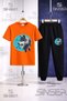 Children's Wolf Gray Turquoise Tvl 3-Piece T-Shirt Tracksuit Set - 3