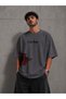 I’M Fine Printed Oversize Unisex T-Shirt Streetwear Minimal Design Loose Fit
