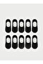 Black Men's Ballerina Socks 10-Pack - 2