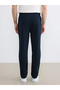Navy Blue Standard Fit Men's Sweatpants - 5