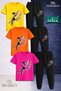 Children's Girls Cicek Butterfly 3-Piece T-Shirt and Sweatpants Set