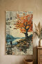 Modern Pattern Fabric Wall Covering Aesthetic Bedroom Decor Washable Quality Easy to Install Stylish