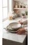 18-Piece Stackable Linear Dinner Set for 6 People - Premium Dinner Set - 4