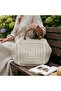 Bohemian Style Beige Handmade Knitted Women's Bag - 3