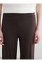 Brown Women's Capri with Elastic Waist - 6