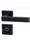 Black Square Badge Door Handle Wc
