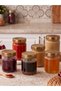 2 Pcs Copper Bronze Color Deep with Lid Transparent Jam Sauce Canned Peanut Butter Tahini Molasses Glass Jar 255 ml - 3