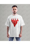Gazze Printed Oversize Unisex T-Shirt Streetwear Loose Fit - 2