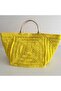 Summer Yellow Hand Knitted Women's Bag for Daily & Beach Use - 3