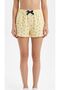 3-Piece Cotton Thin Breathable Satin Ribbon Waist Detail Lemon-Cherry-Strawberry Patterned Shorts Single Bottom Pajamas - 5