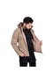 معطف تكتيكي مقاوم للماء من Softshell باللون البيج - معطف رياضي مقاوم للماء والرياح - 8