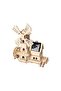 Solar Powered House Windmill Wooden Science Experiment Learning & Educational Kit for Kids