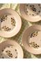 Mixed Patterned Ceramic Plate Set of 4 20 cm (S6)