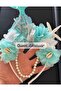 Luxury Design Pearl Pendant Mermaid Tail Starry Turquoise Blue Children's Crown Birthday Crown - 4