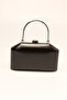 Black wrinkled skin women's bag - 2