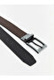 Lcw Accessories Black Leather Look Men's Belt - 6