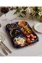 Cappadocia Themed Metal Sauce Bowl with Presentation Tray, Snack Bowl, Breakfast Bowl Set of 6 - 2