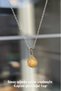 Yellow Tiger's Eye Natural Stone Steel Pendant – Luck, Strength, and Protection Minimalist Design Steel Pendant - 5