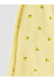 Yellow Patterned Women's Pajama Bottoms 2-Piece - 3