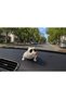 Pitbull Figurine Dog Polyester Car Interior Ornament Decorative Figurine Dog with Chain 1 Piece - 2