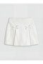 White Girls' Gabardine Shorts, Skirt and Socks