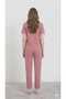 Short Sleeve Lace Pajama Set - 2