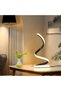 Led Spiral Table Lamp Modern Style, Three Color Adjustable USB Power Button Switch, Bedroom Bedside Study Decorative Desk Lamp