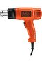 BLACK+DECKER 1750W Corded 2 Mode Heat Gun for Stripping Paint, Varnishes & Adhesives, Orange/Black - - 2