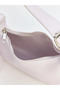 Lilac Leather Look Women's Shoulder Bag - 2