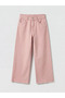 Pink Wideleg Girls' Jean Pants - 2