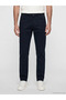 Navy Blue Regular Fit Gabardine Men's Chino Trousers - 7