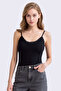 Women's Lace Detailed Cotton & Modal Thin Strap Standard Length Undershirt - Soft & Breathable Fabric