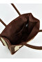 Brown Girls' Straw Beach Bag - 3