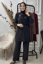 Women's Hijab Two-Piece Set Summer Comfortable Fit Tunic Trousers Stylish Daily Combination - 3