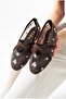 Rose Embroidered Women's Ballet Shoes - 3