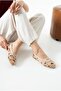 Rose Embroidered Women's Ballet Shoes - 4