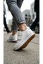Women's White Single Velcro Casual Comfortable Sole Comfortable Soft Walking Daily Sneaker Sports Shoes - 4