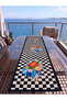 Dama Patterned Decorative Runner - 40X140 cm - 3