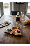 Natural Olive Wood 3-Compartment Snack Bowl Wooden Serving Plate Handmade Appetizer Plate - 3